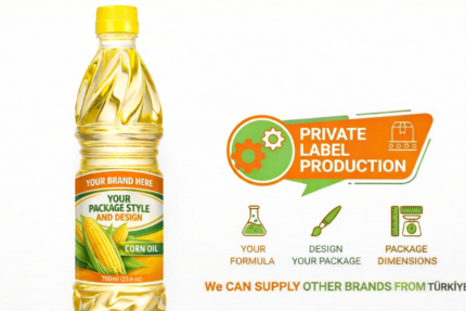 Mısır Yağı Büklüm Pet Şişe 800ML - Corn Oil Round Pet Bottle 800 ML - Huile de Maïs en Bouteille PET 800 ML - زيت ذرة معبأ في عبوة PET دائرية سعة 800 مل – جودة تصدير