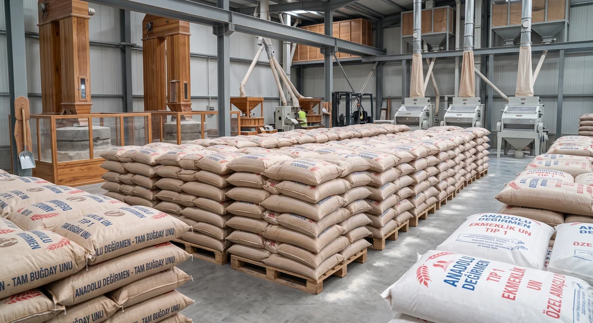 الريادة التركية في تصدير الدقيق عالمياً: الدليل الشامل لمشترري قطاع الأعمال (B2B) - Red Wind Global Supply